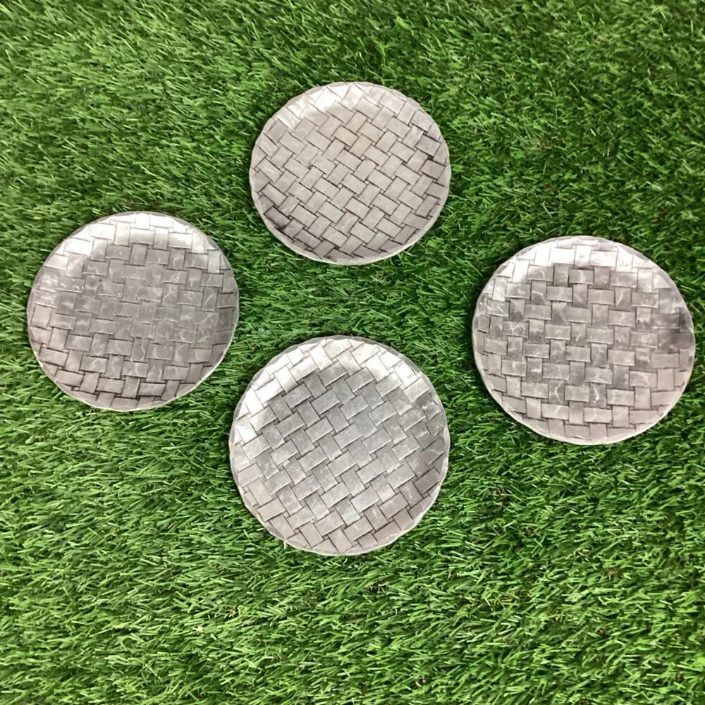Wendell August Forge Lot Of 4 Aluminum Coasters